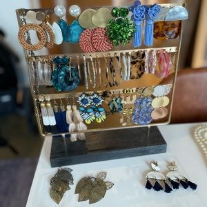 Nordstrom, Madewell, Anthropologie,  Kendra Scott, Katie Kime Earring Lot